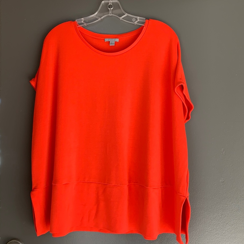 COS Coral Sleeveless Knit Top-L
